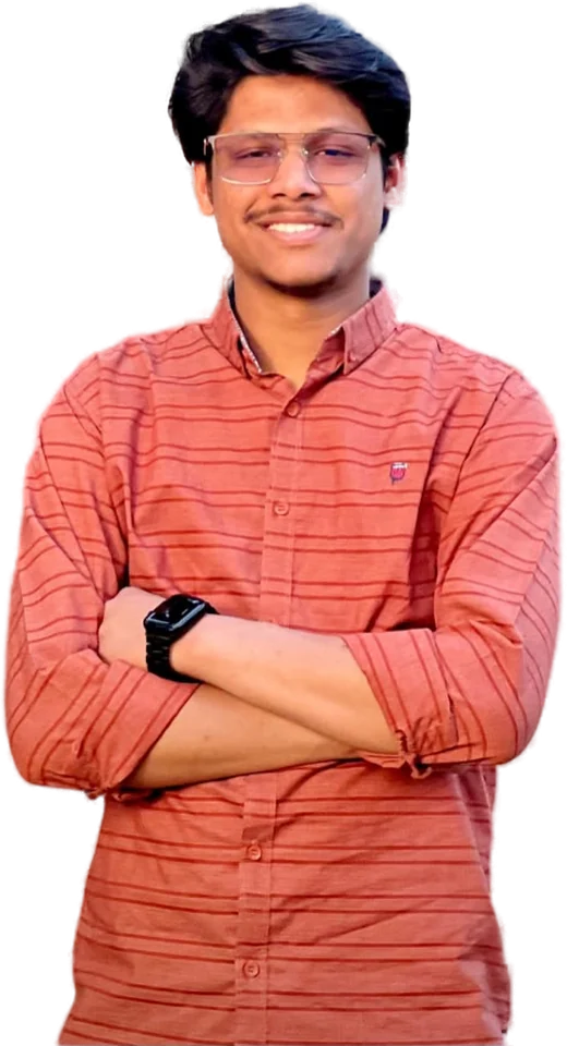 Muhammad Muneeb, smiling with arms crossed